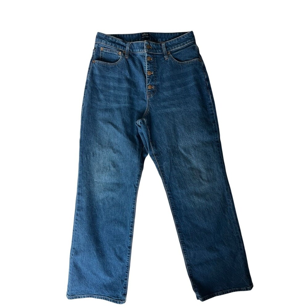 J. Crew Curvy Full Length Wide Leg Jeans Womens 30